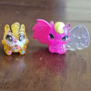 Hatchimals Colleggtibles Set Of 2 Loose Figures Tigrette & Wilder‎ Wings